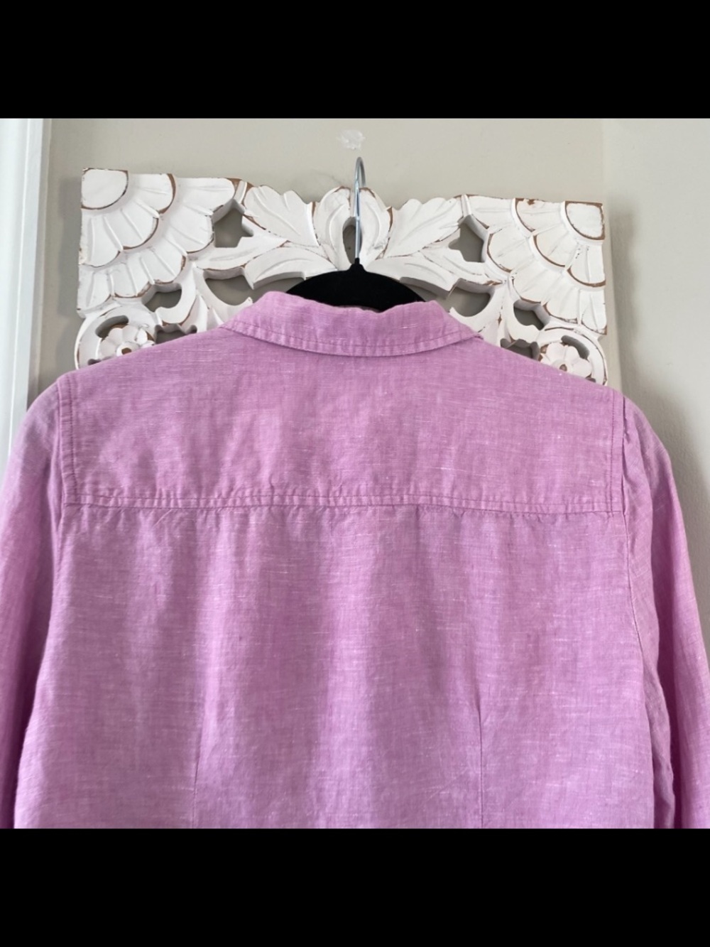 J.Crew Baird McNutt Irish Linen Pink Button Down Shirt Size 4 Slim Resort Beach - Picture 8 of 9